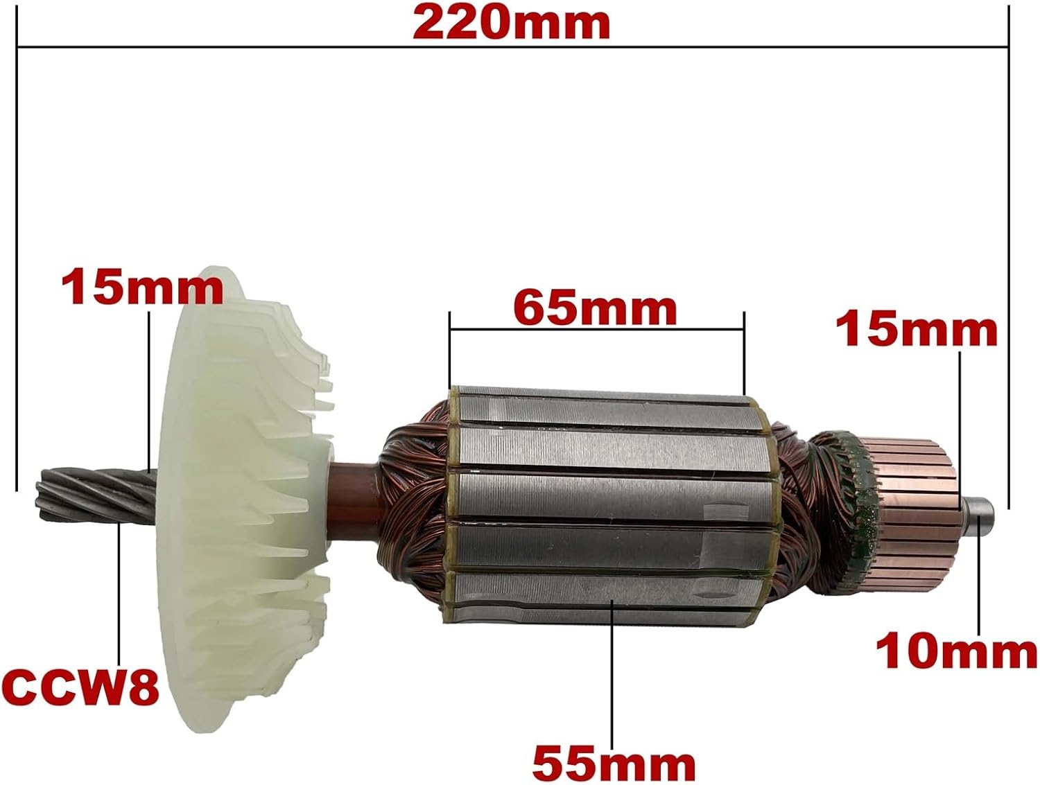 AC220V-240V Armature Rotor Anchor Replacement for Drilling Machine OB-205 (Color : Armature)