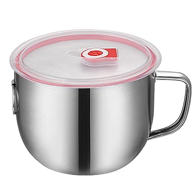 Stainless Steel Strainer, Meat Fat Separator, Grease Separator, Kitchen Fat Strainer, Fat Separator with Lid, Grease Removal Tool, Stainless Steel Fat Separator with Lid for Kitchen