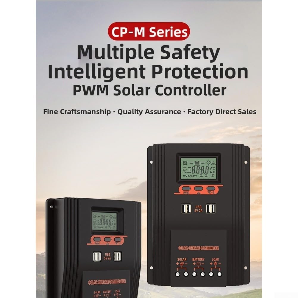 für pwm Laderegler 60A 12-48V Dual USB Port für pwm Laderegler(60A)