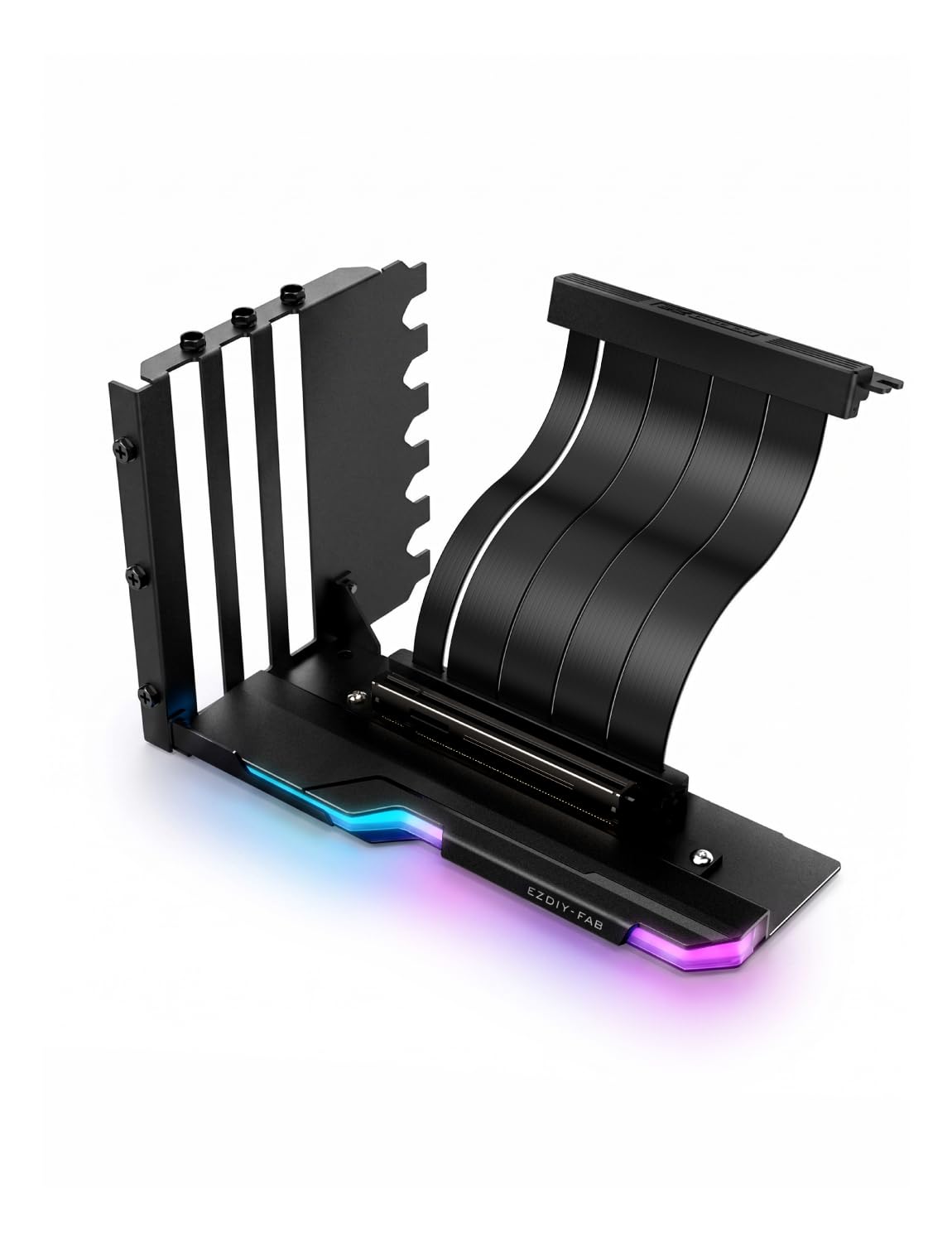 EZDIY-FAB AH00 ARGB Supporto GPU verticale con cavo riser PCIe 5.0 x16