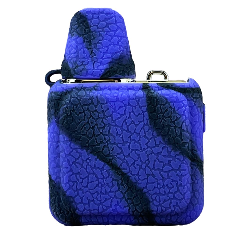 Protective Silicone Case Sleeve Skin Cover Accessories for OXVA Xlim SQ Pro Kit (Black Purple)