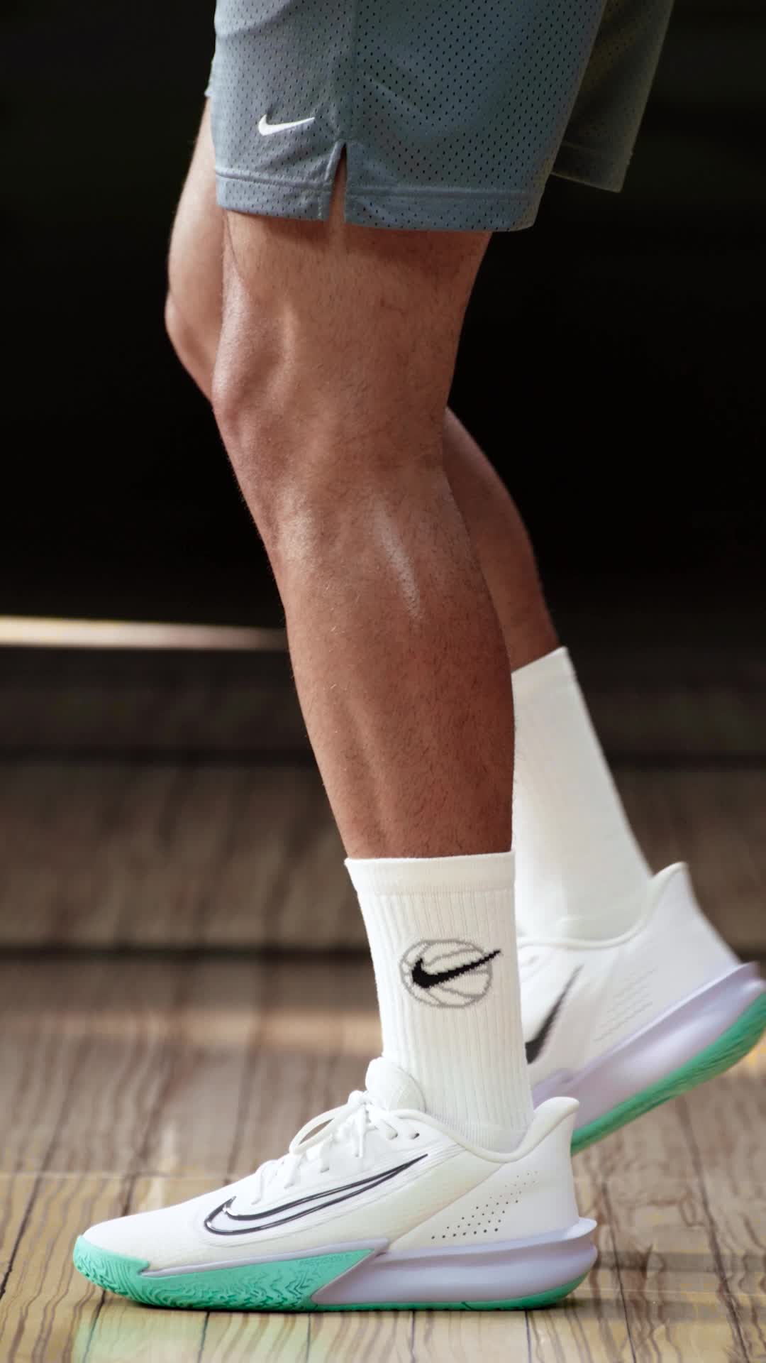 Amazon.com | Nike Men's Precision 7 Basketball Shoes, White/Iron