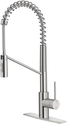 Miniatura 198 de KRAUS Oletto - Grifo de cocina y filtro de agua 2 en 1, monomando y extraíble, estilo comercial, para ósmosis inversa o sistema de filtración