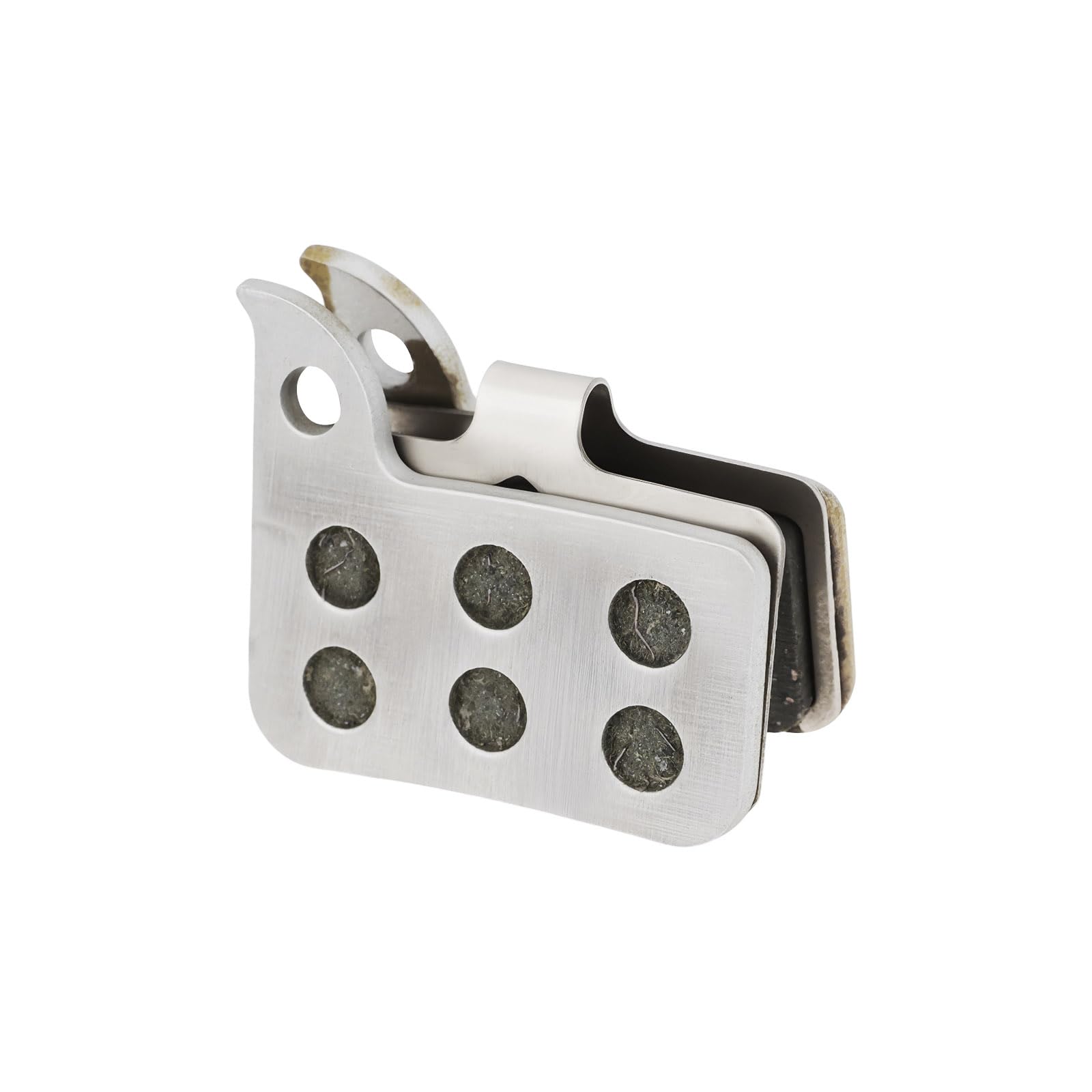 YINETTECH 1 Pair Aluminum-based Semimetals Disc Brake Pads with Spring Clip compatible with SRAM HRD Road Caliper
