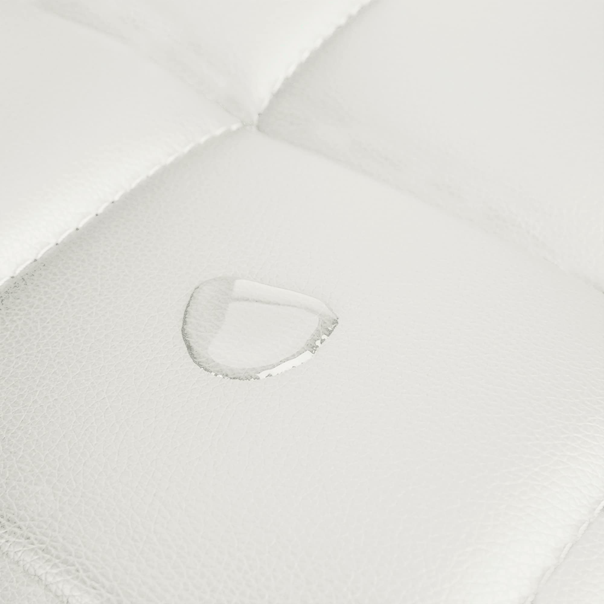 BELTOM® Silla giratoria de Altura con Ruedas Ajustable para Escritorio de Oficina, Estudio de PC - Blanco
