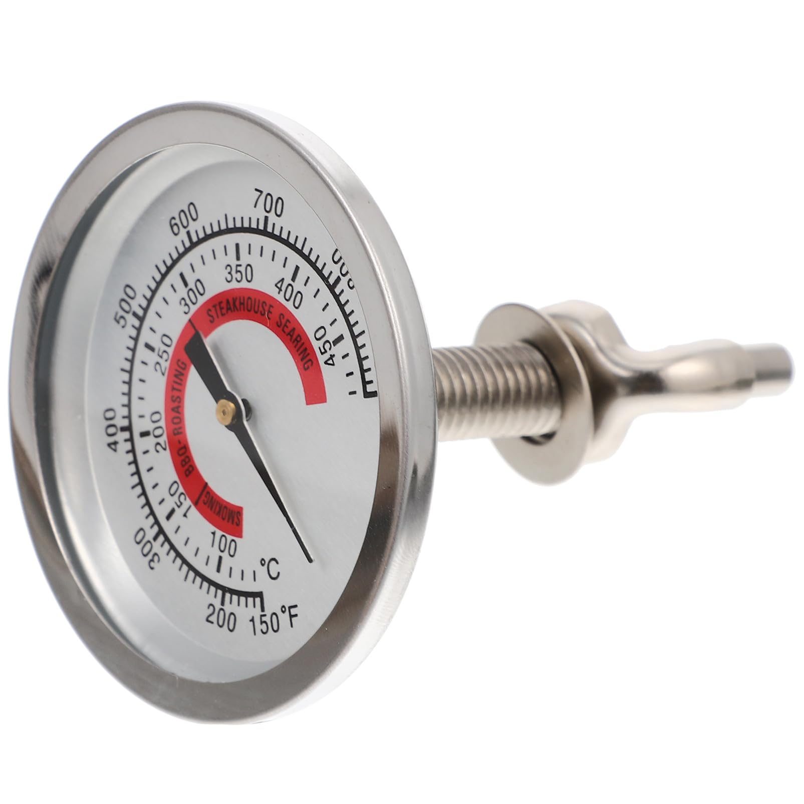 TOYANDONA 4 Pezzi Termometro da Bimetallico Compatto per Misurazione Della Temperatura Strumento Pratico per Bbq e Facile da Usare e Leggero Misurazioni e Accurate