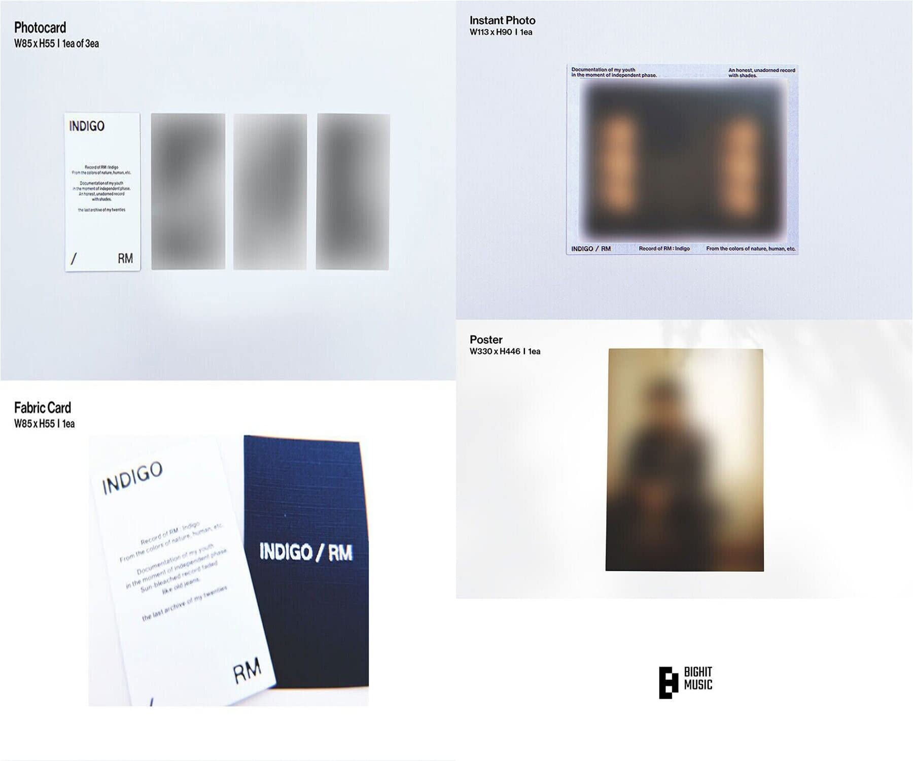Amazon.co.jp: BTS RM INDIGO Album ( BOOK EDITION Ver + POST CARD
