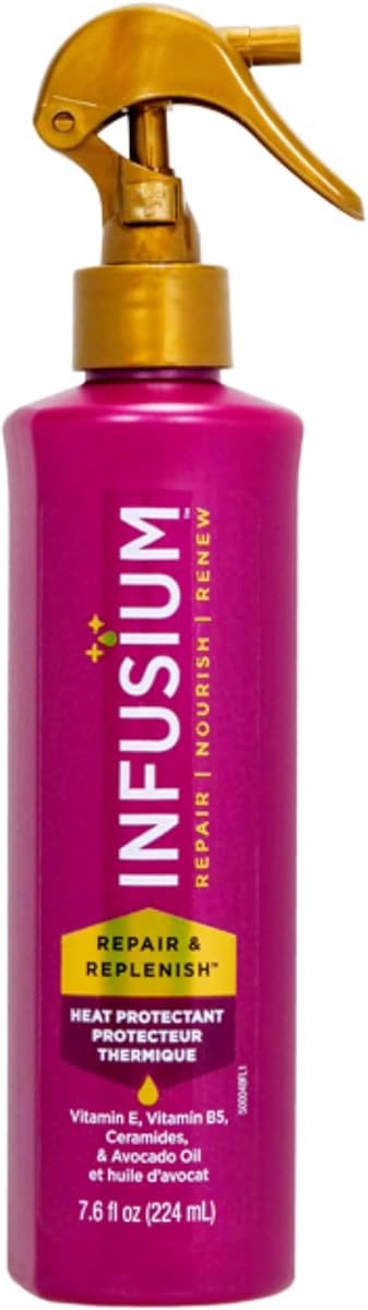 Repair and Replenish Heat Protector - Nourishing Heat Protection Spray for Hair with Vitamin E and Avocado Oil - Moisture Lock - 7.6 oz