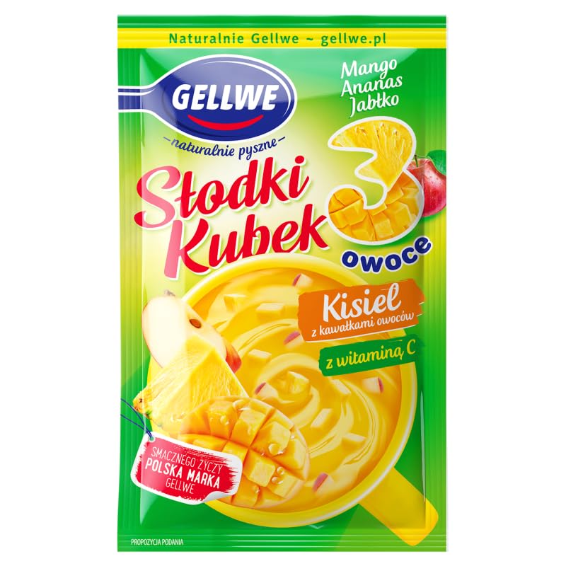 Gellwe Sweet Mug 3 Früchte Mango Ananas Gelee