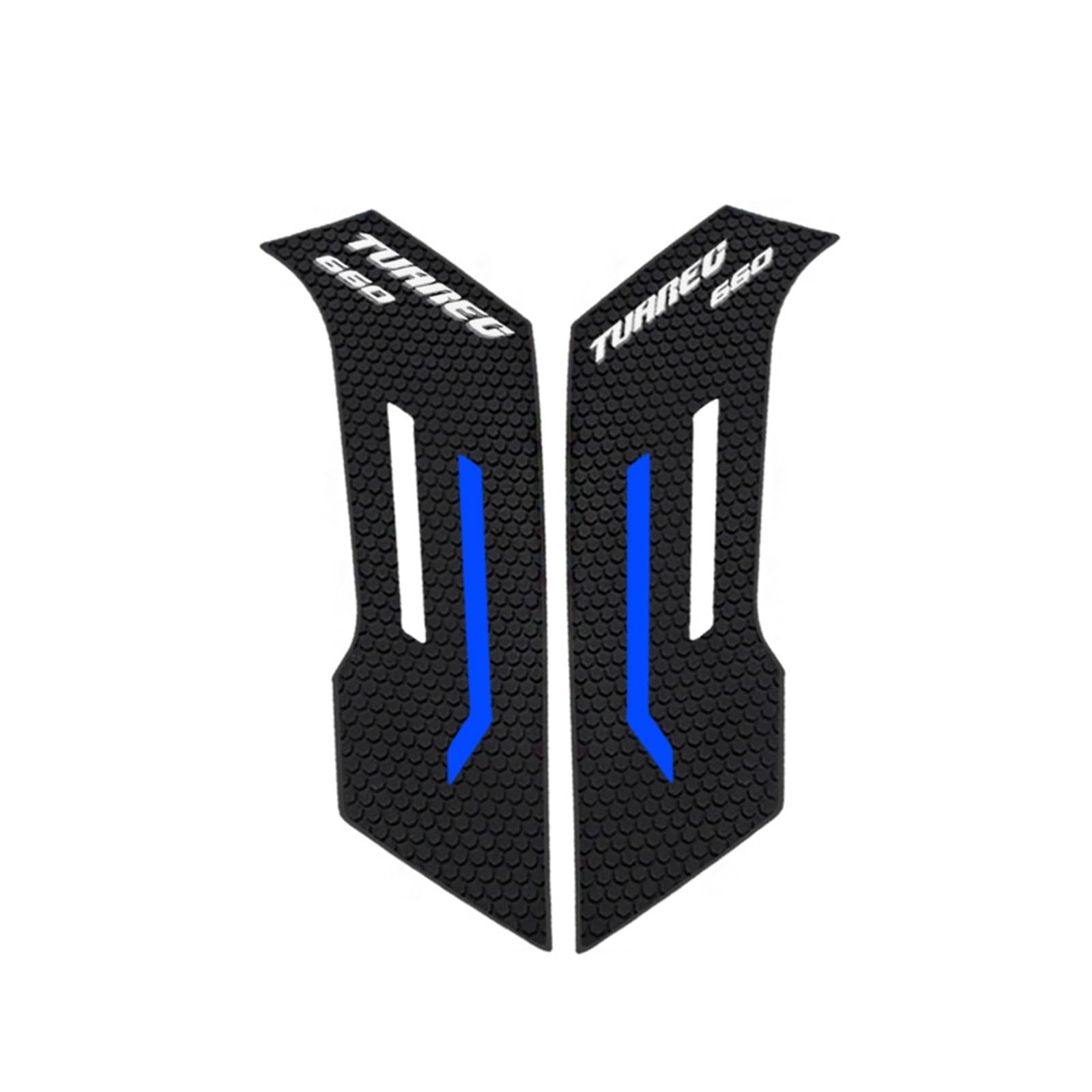YHBH Rilievo Laterale del Serbatoio del Carburante Paraserbatoi per Moto Adesivi Protettivi Ginocchio Grip Traction Pad per Aprilia Tuareg 660 2022 Traction Pad(Blu)