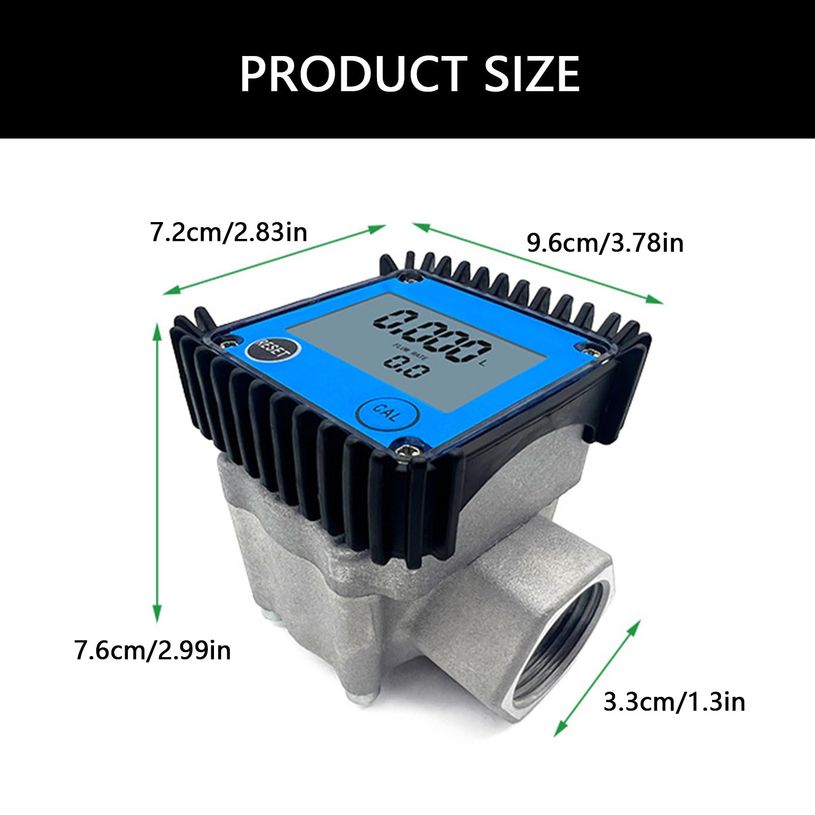 Caudalímetro electrónico K24 de 1 pulgada fácil de para gestión eficiente de flujos de líquidos en varios sectores Medición de líquidos Caudalímetro con pantalla LCD