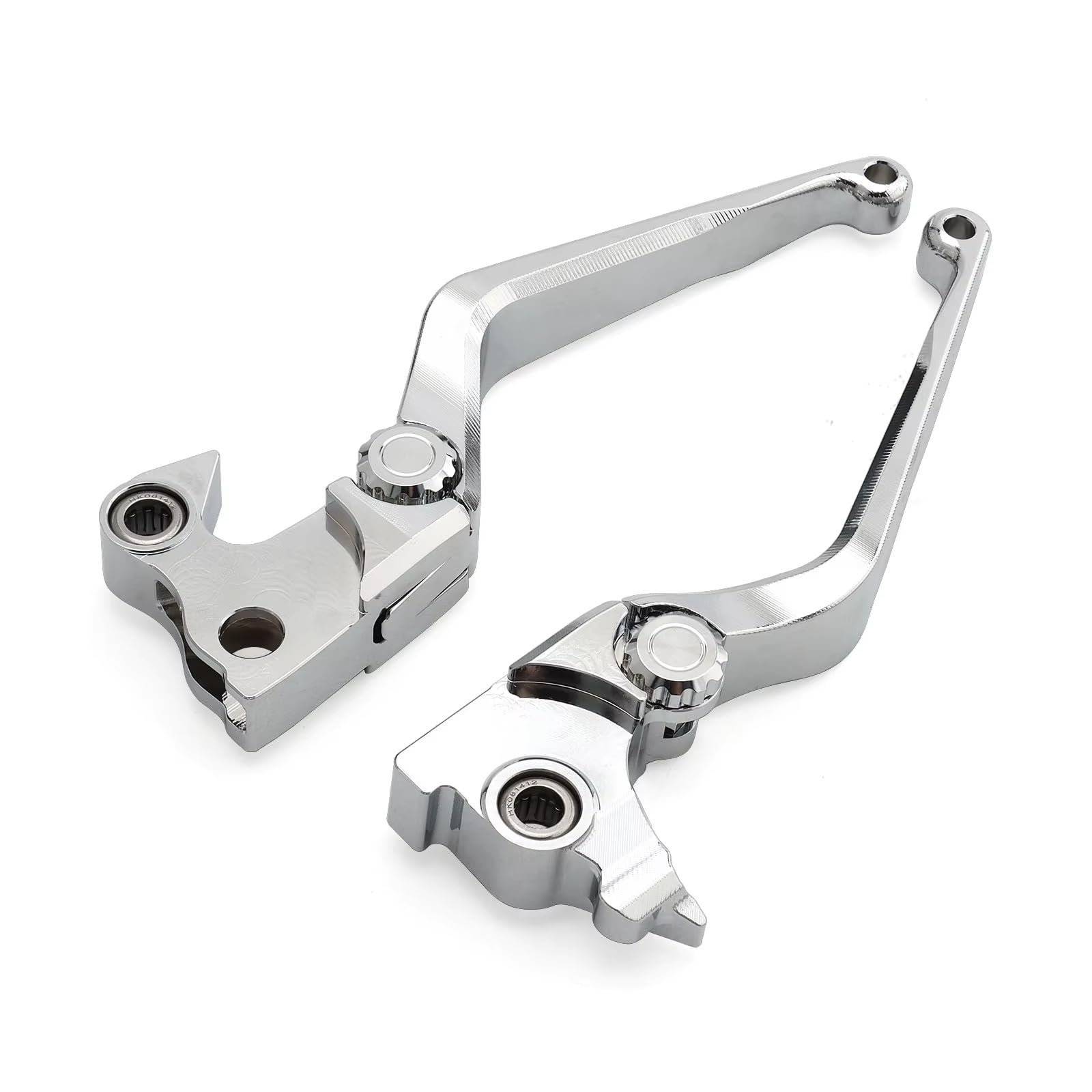 Beizhengbhd One Color Clutch Lever Handlebar Motorcycle Lever Clutch Black For Sportster Iron For Xl883 For Xl1200 For X48 2014 2015 2016 2017 2018-2024(Chrome-Long)