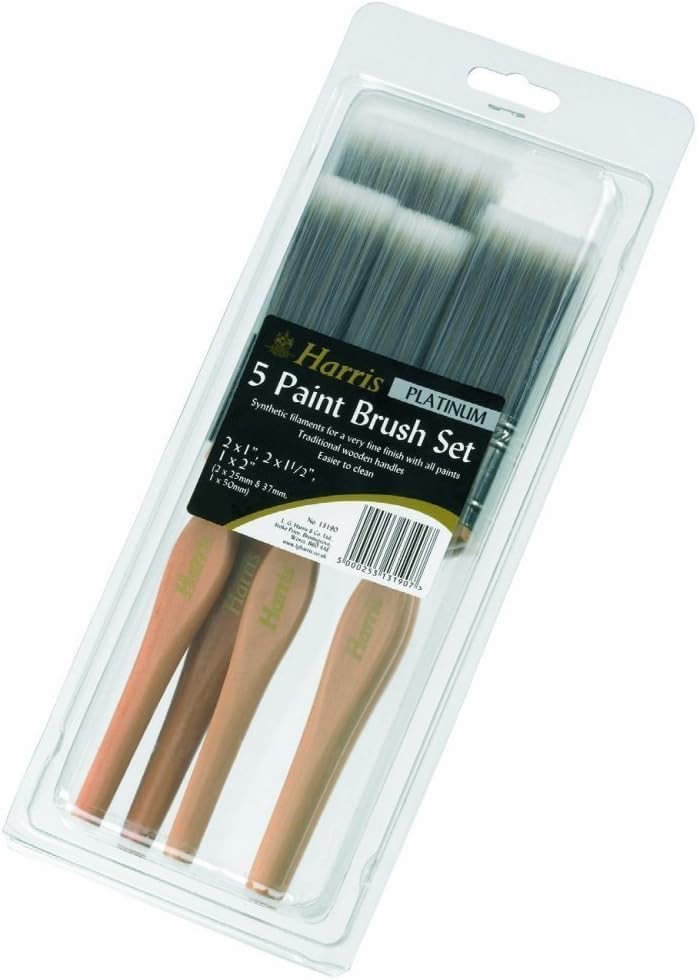 2 X Harris Platinum Paint Brush Set