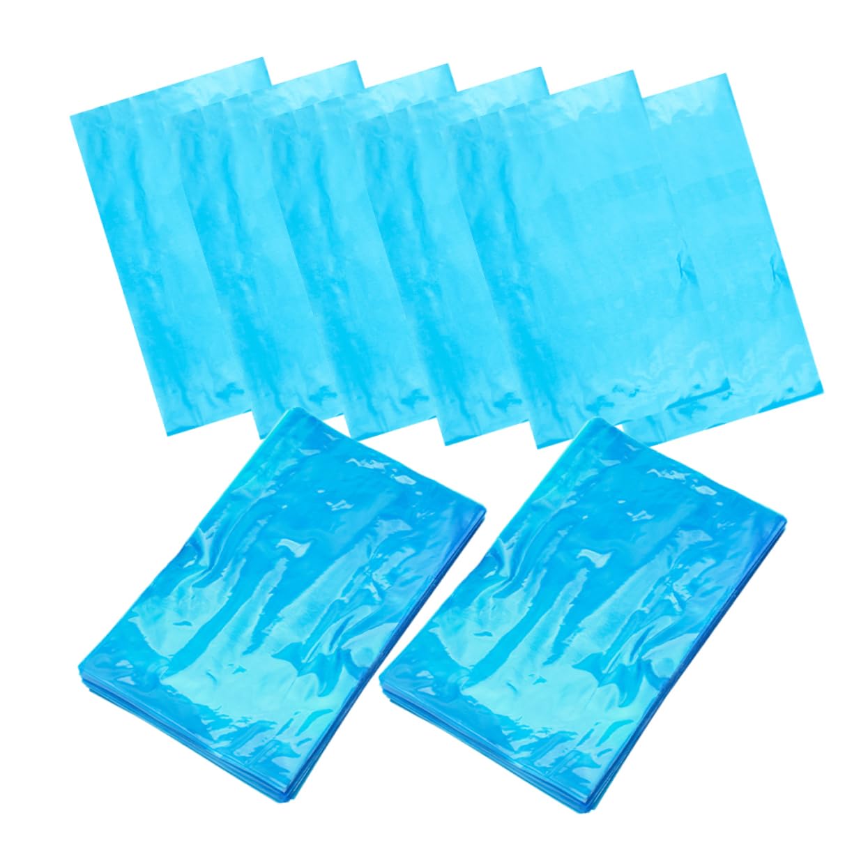 VICASKY Professional Tattoo Tool Cleaning 250 Pcs Blue Long-sleeve Disposable Tattoo Bottle Wash Bag Set