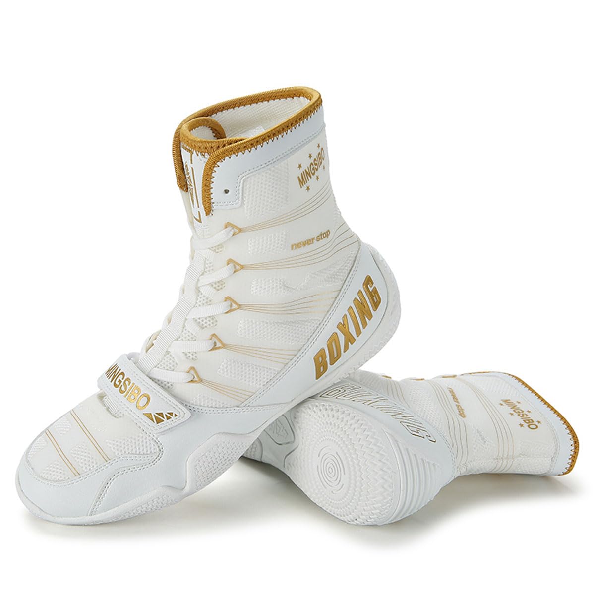 BLBK BoxenSchuhe Uomo Wrestling Scarpe Combat Boxers Trainer Traspirante Boxe