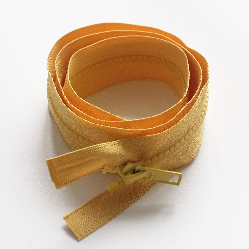 MebuZip 8 Cerniere Lampo Divisibili In Plastica #5, 40 Cm, Per Cappotti E Giacche, 8 Colori Assortiti - 4