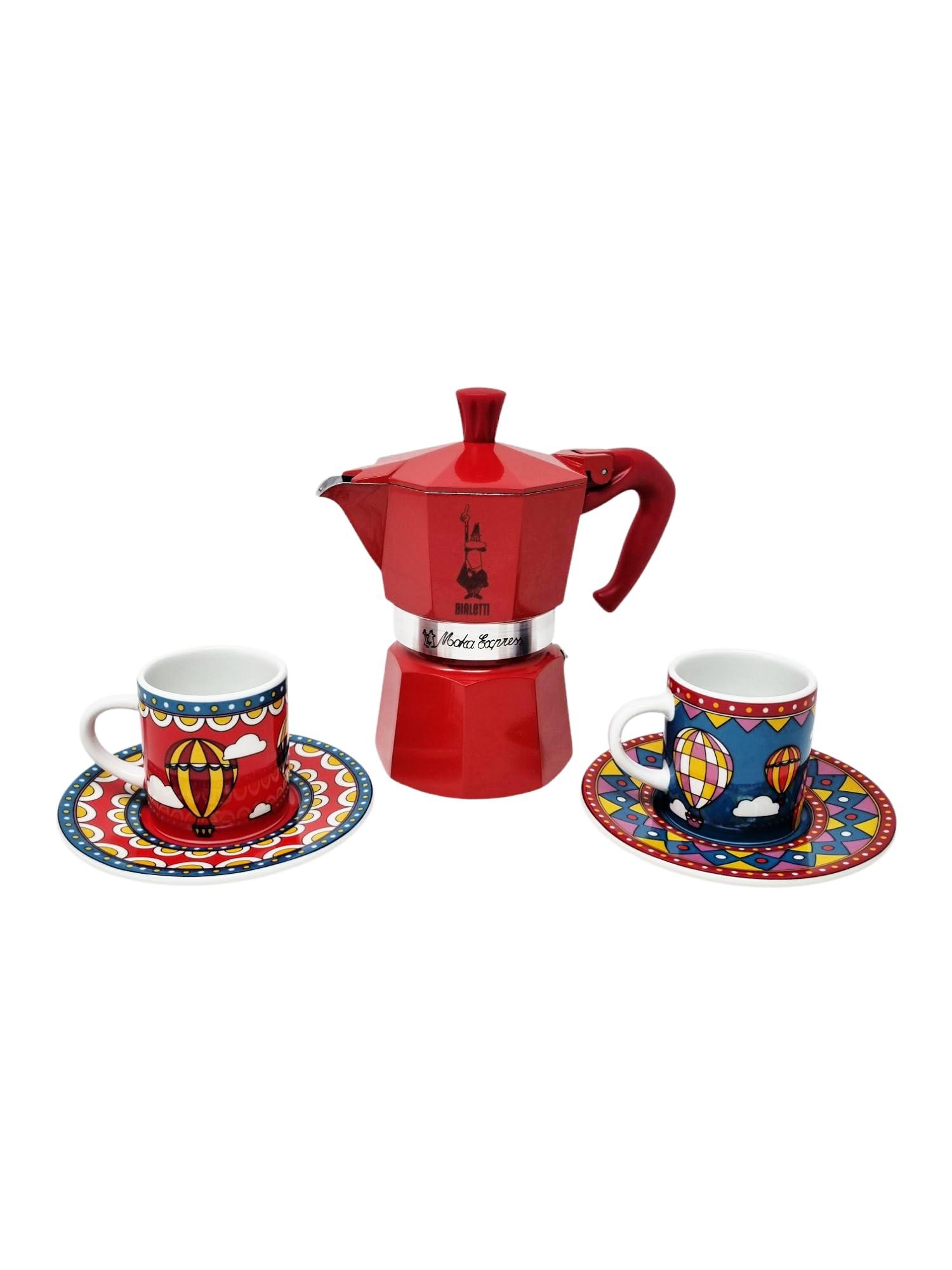 レッドショット5本セットmoka モカ エクスクルーシブ - ビアレッティ - イタリアンレッド