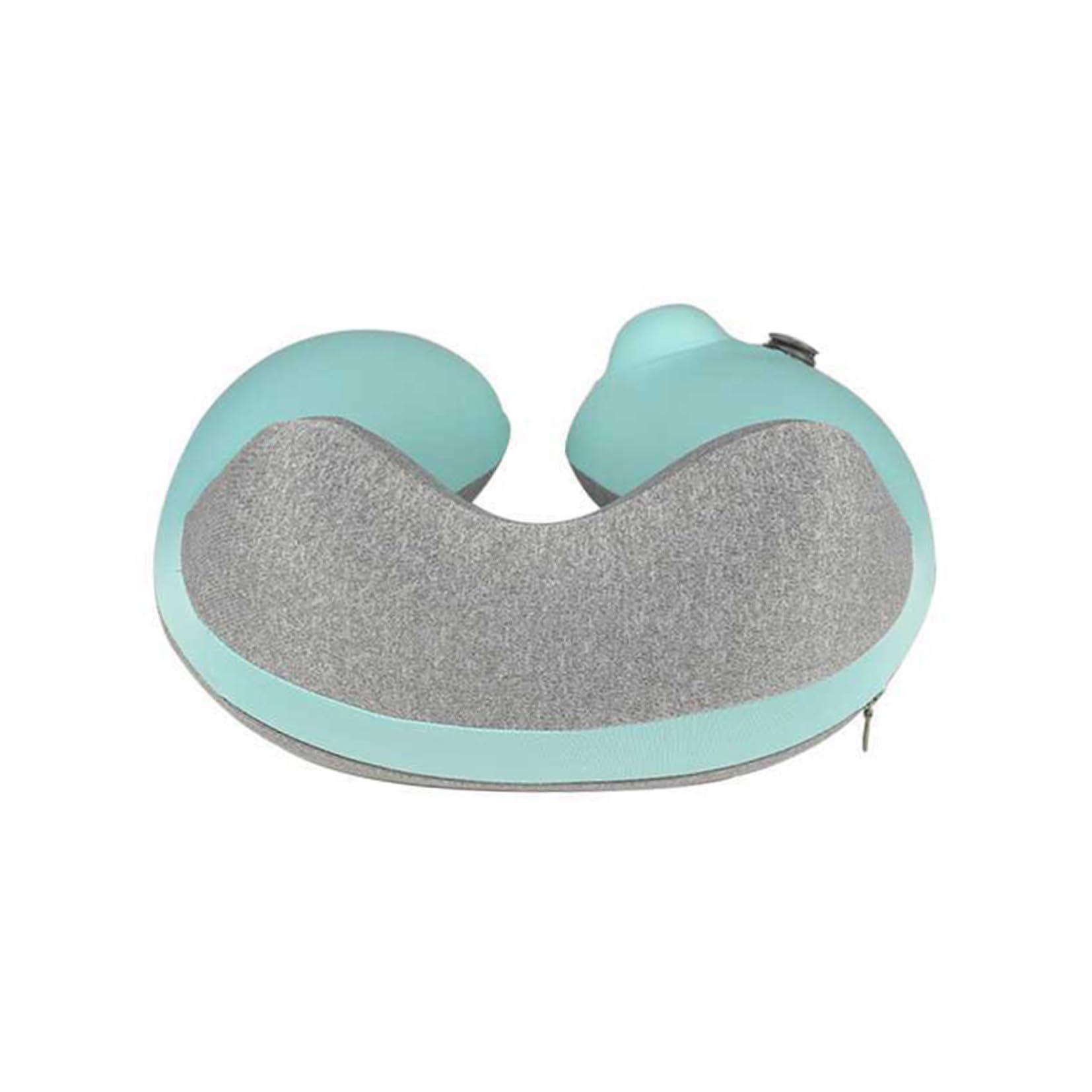 Homoyoyo Aufblasbares U-förmiges Nackenkissen Blau aus Nylon
