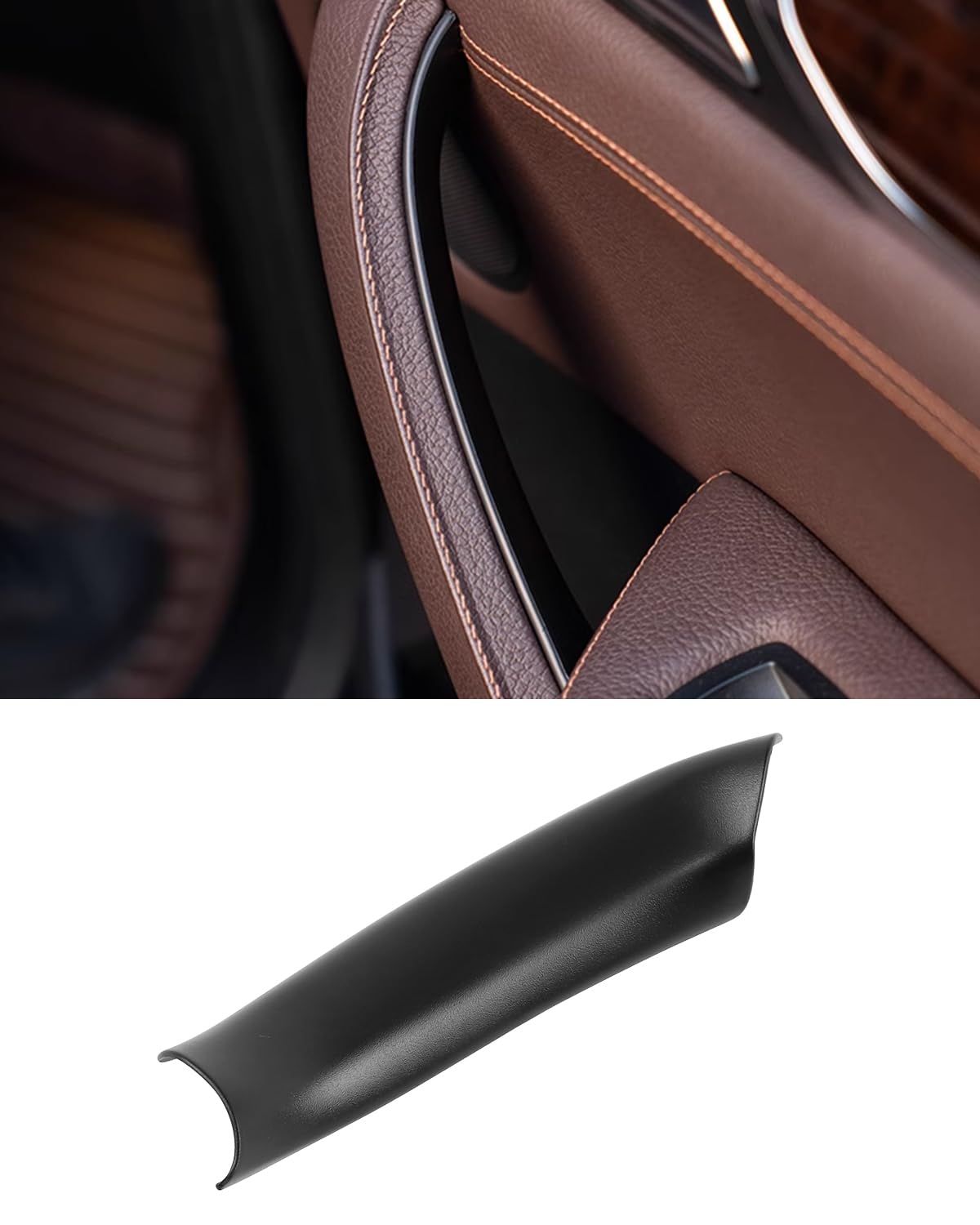 Couvre-Poignée De Porte Droite Pour BMW X3 F25, X4 F26 (2010-2017) - Protection Et Style En Noir ABS