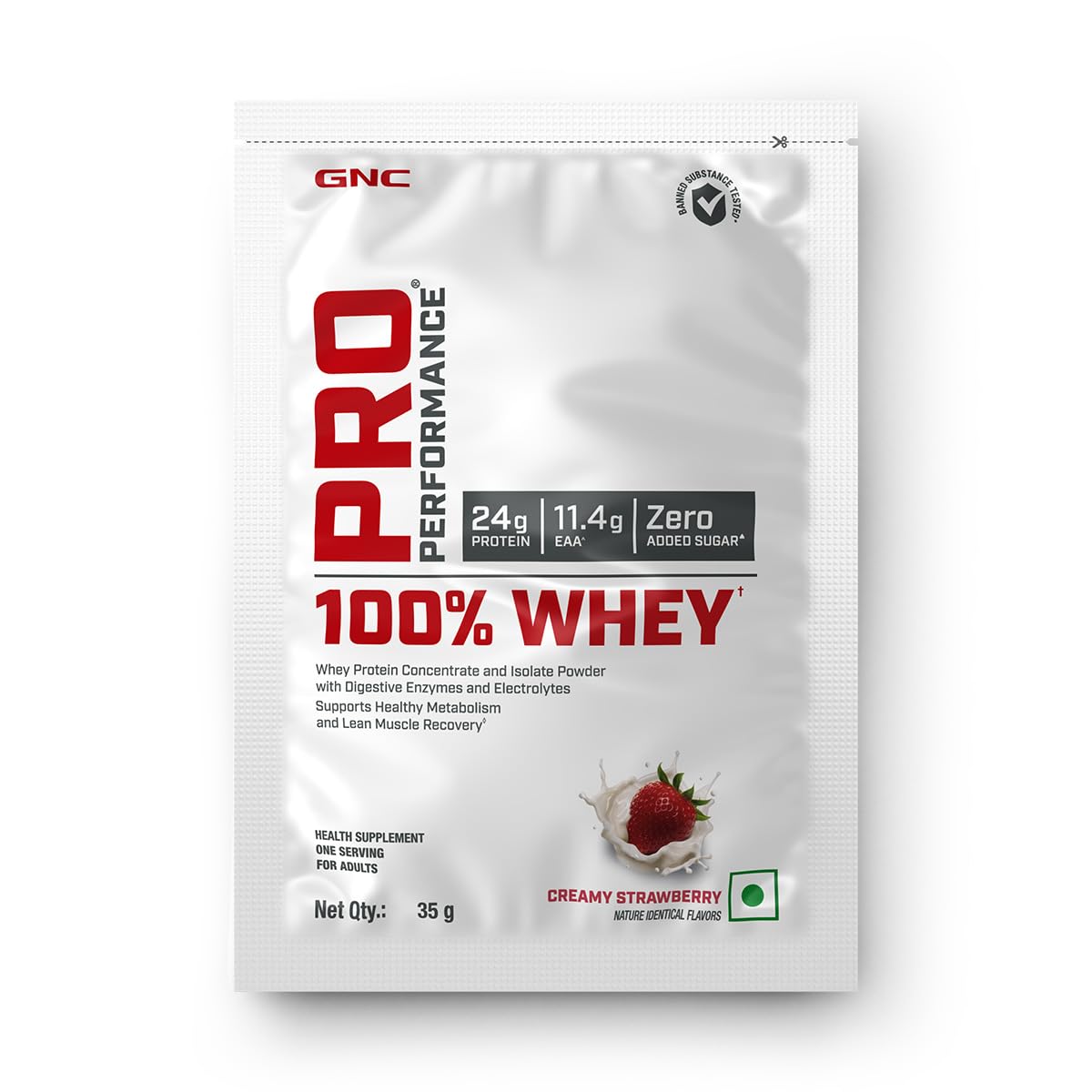 GNC Pro Performance 100% Whey Protein | New Formulation | 24g Protein, 5.7g BCAAs, 12.3g EAAs | Added DigeZyme® | Whey Isolate & Concentrate Blend, Low Carb (4.51g), No Added Sugar | Chocolate Fudge, 4kg — Amazon image 28