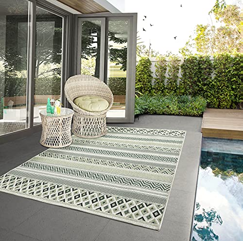 the carpet Machka - robuster Outdoor Teppich, modernes Design, Wetterfest & UV-beständig, für...
