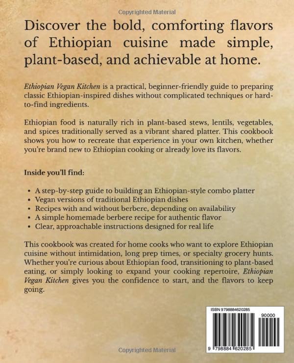 Ethiopian Vegan Kitchen: Plant-Based Ethiopian Cooking Made Easy and Delicious (The Plant-Based Health System) - Image 2