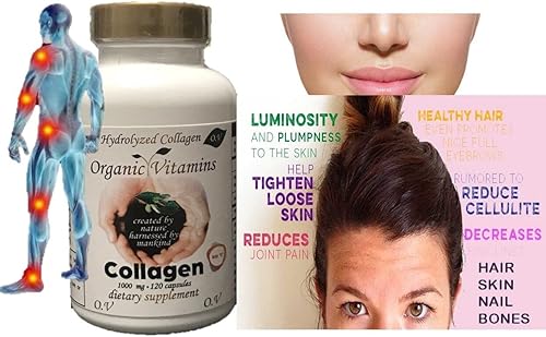 Miniatura 2 de MEJORES Pastillas De Colageno Hidrolizado Con Vitamina C - 120 Cápsulas 1000 mg