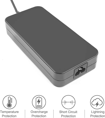 Miniatura 4 de Cargador de 150 W compatible con Asus ZenBook PRO 14 UX580GE UX580GD UX550GD UX550GE UX480FD UX450FD X570ZD Q536FD UX562FD UX562FDX X570UD UX550G