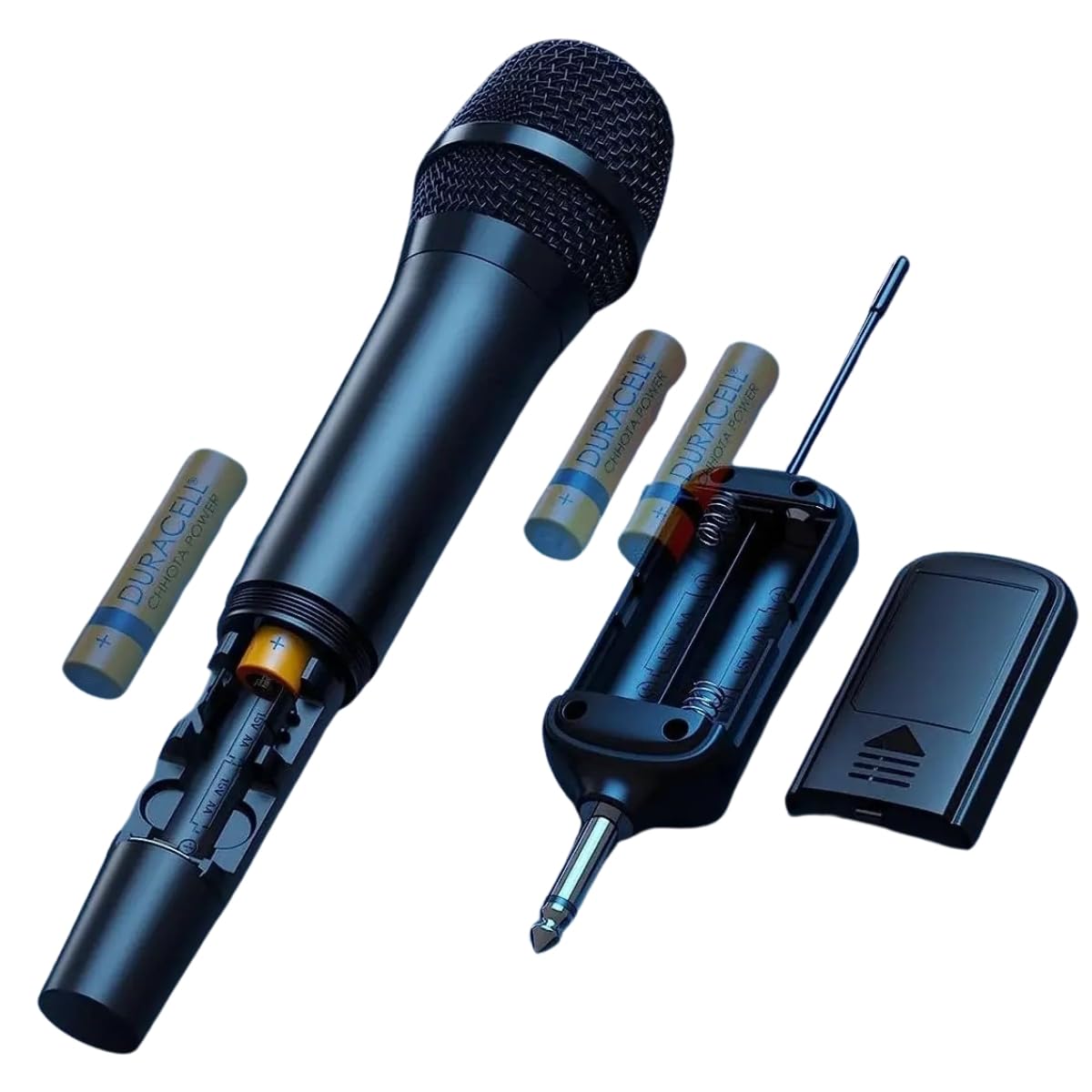 Maono WM760 A2 - Wireless microphone system with 2 microphones and receiver, black - Image 3