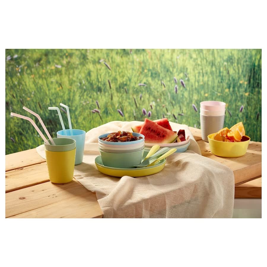NT-STAR Kids Unbreakable Tableware Set of 6, Multicolor(Plates, Plastic) 4