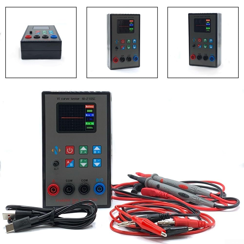 VI Curve Tester, Dual-Channel Schermo Colore Analizzatore Caratteristica Analyser, Tester di guasto per il rilevamento di circuiti elettronici