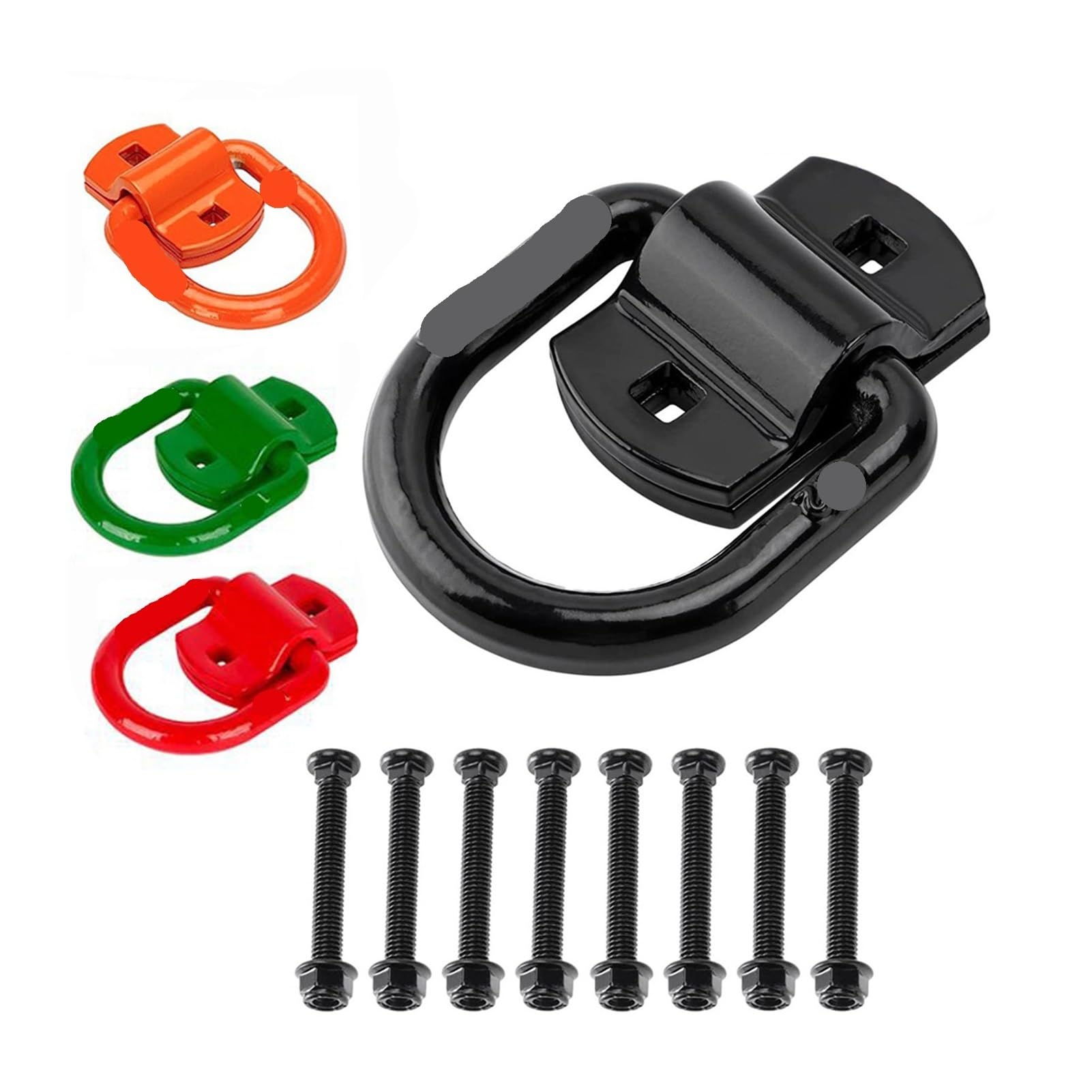 Pjfcewfdgx Colorful 4Pcs Stainless Steel D-Ring Anchors For Trucks & Trailer Cargo Tie Down