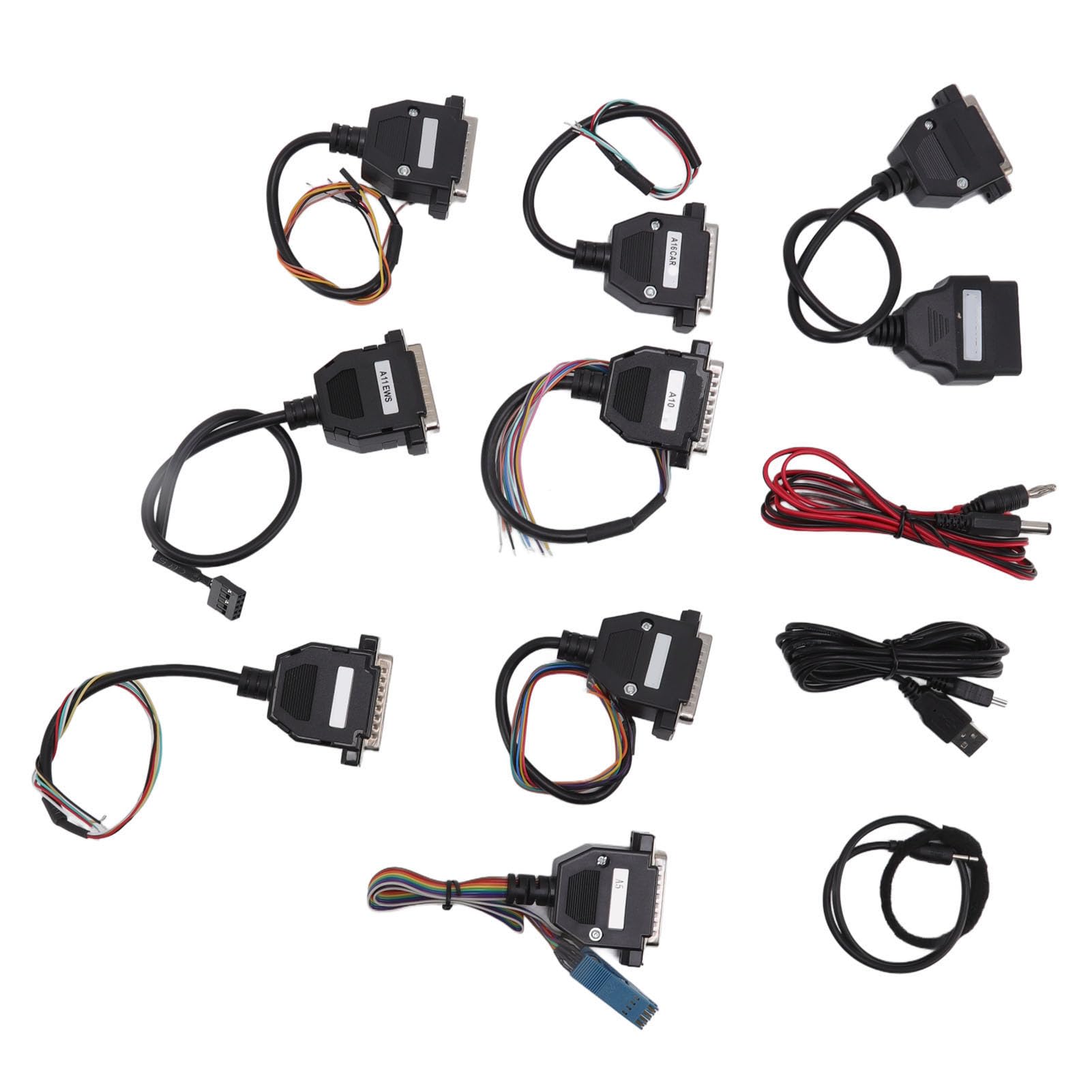 Kit Diagnostico Auto, Set Universale da 20 Pezzi con Strumenti di Scansione e Analizzatore Elettronico, Tester per Controllo Circuiti, Sensori e Guasti di Automobile