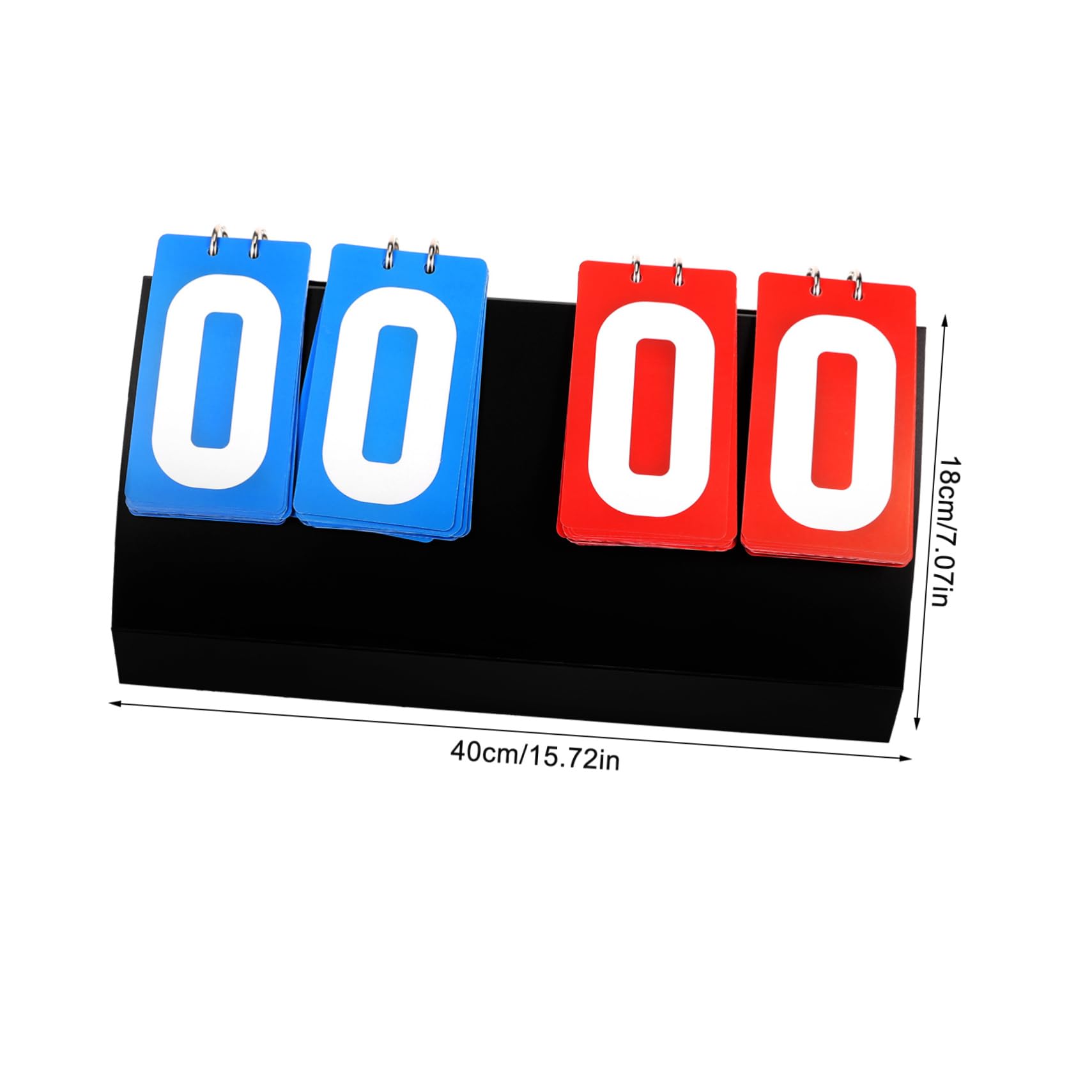 VANZACK Portable Scoreboard for Basketball Sports Games Durable Flipping Scorekeeper Structure Easy to Use Competition Score Board for Basketball Soccer Tennis