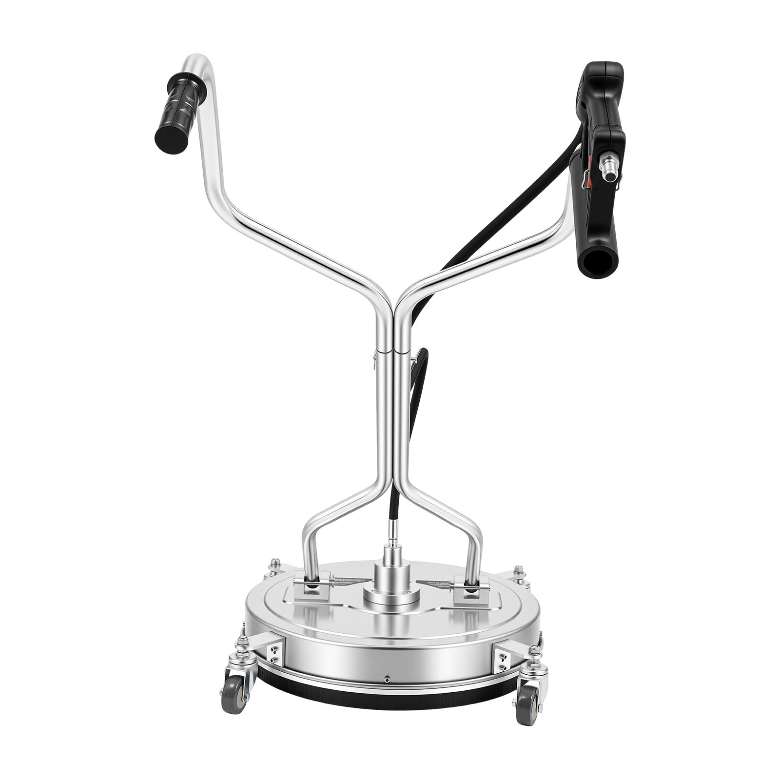 Myjka wysokociśnieniowa 4500 PSI ze stali nierdzewnej, do czyszczenia powierzchni garażowych | Ciśnienie robocze 3700 psi, 2 dysze (0,03 cala), kąt natrysku 25°, usuwa uporczywe zabrudzenia z tarasów, betonu, płytek