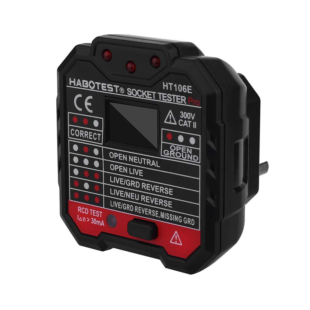 Buy SIRIGOGO Advanced GFCI Electric Socket Tester, Automatic Neutral