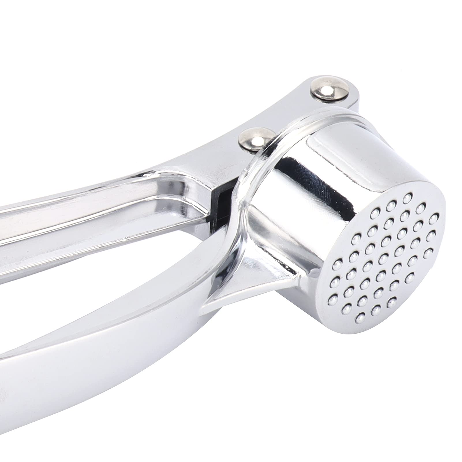 Hachoir à ail, Argent Hachoir à ail Pratique en Acier Inoxydable antirouille pour Les Aliments coupés et écrasés pour la Maison pour hacher l'ail pour Le Restaurant