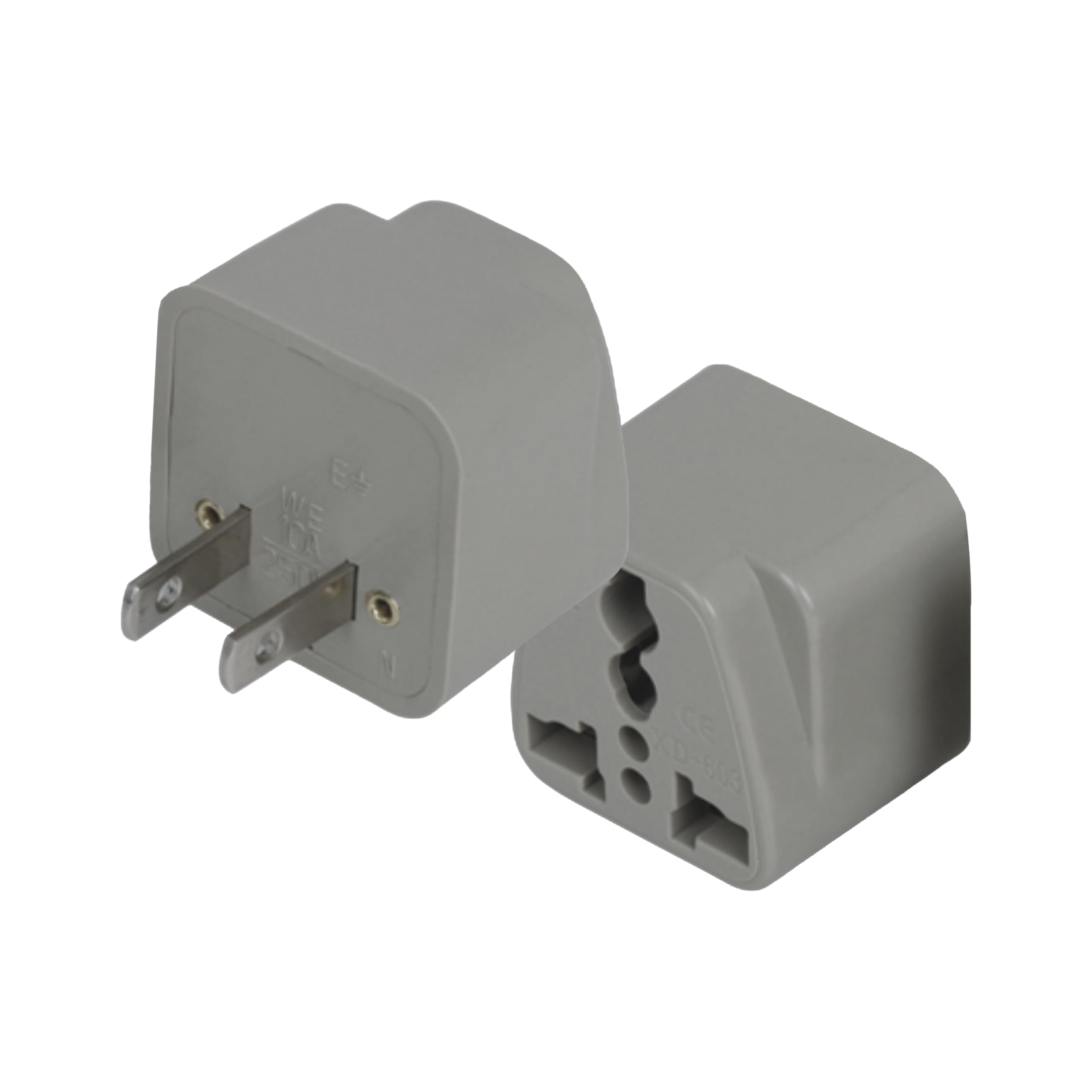 Maxine India US Converter Plug, India to USA, Canada,Mexico, Brazil, Philippines, Japan, Panama & More - Type A India to USA Universal Travel Adapter Plug (2)-image-6