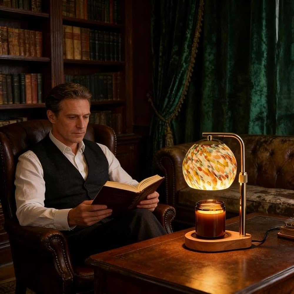 Lampada scaldacandele dimmerabile con base antiscivolo che riscalda