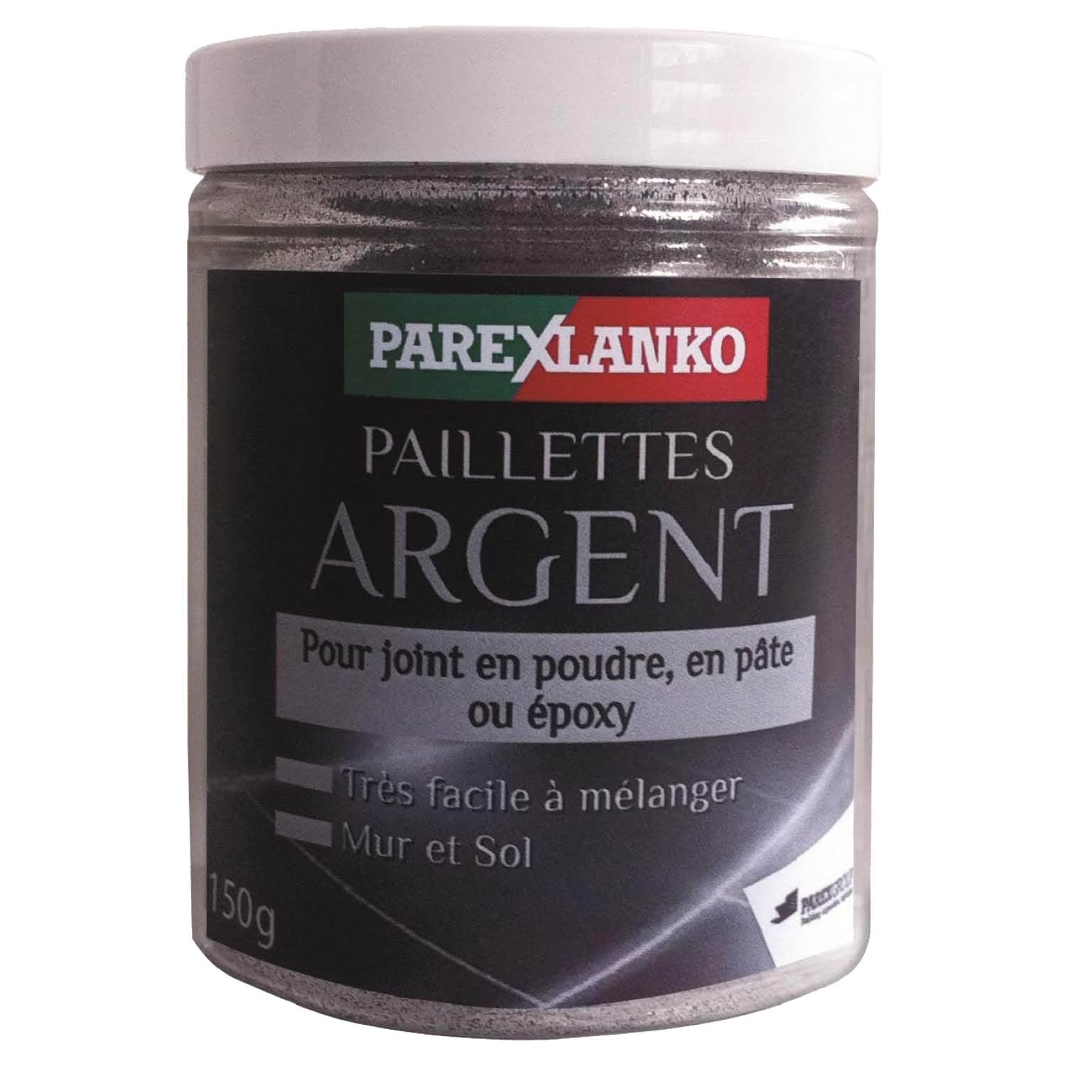 Paillettes pour joints de carrelage argent à mélange facile sol et mur