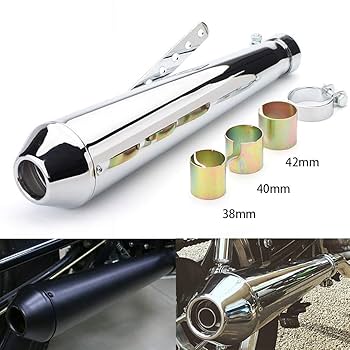 スーパートラップマフラー 内径38 ディスク計7枚付き スリップ