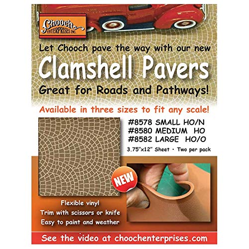 Chooch Flexible Clamshell Cobblestone Road, Large (HO/O)