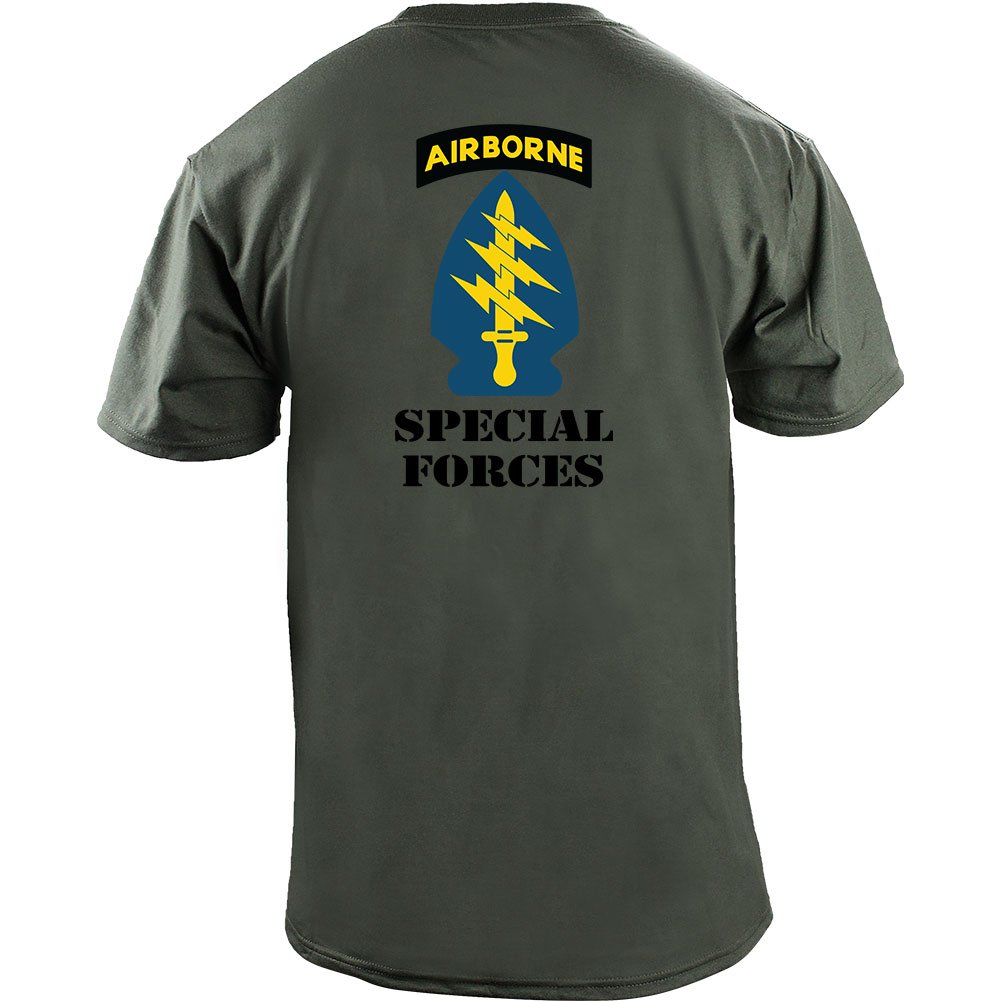 USAMM Army Special Forces Unit Full Color Veteran T-Shirt