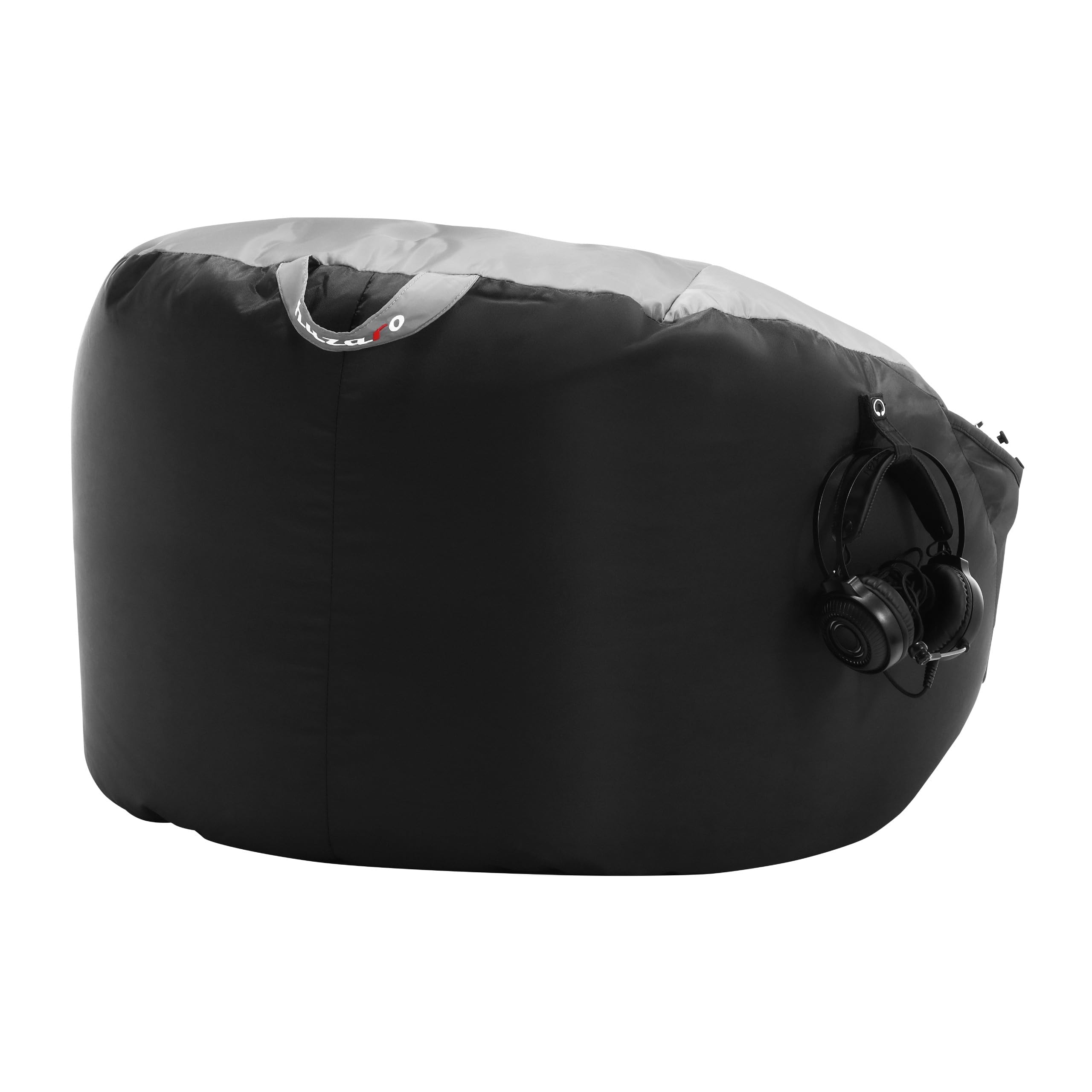 huzaro Winner 4.5 worek do siedzenia dla graczy, worek do siedzenia z kieszeniami, komfortowy | Bean Bag & uchwyt na słuchawki – odporny na wodę i zabrudzenia – ergonomiczny kształt – do gier, filmów, książek i relaksu