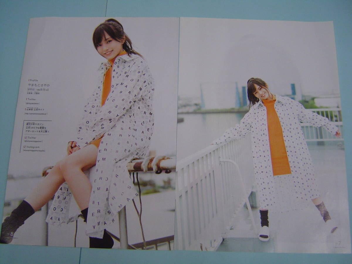 Amazon.co.jp: 山本彩 水着グラビア BIG＆リバーシブルポスター雑誌
