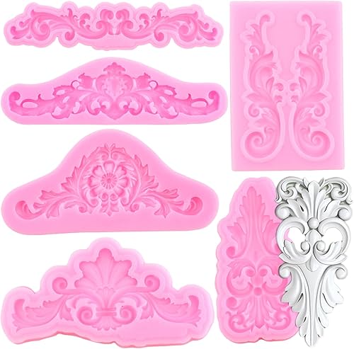Molde de silicona para fondant de encaje de estilo barroco, molde de filigrana para decoración de pasteles, decoración de cupcakes, caramelo de disponible en Yaxa Costa Rica