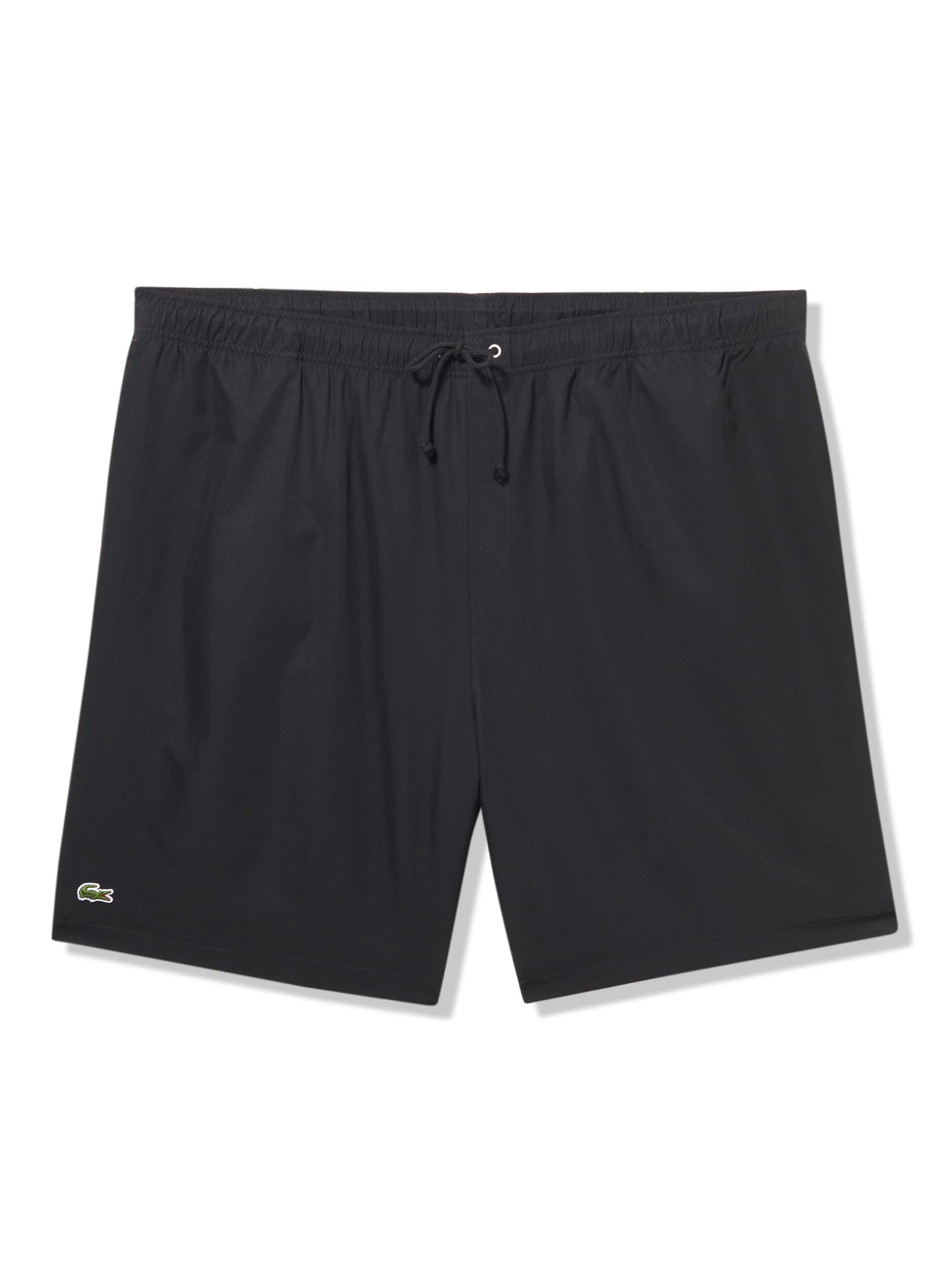 

                                                    Lacoste Men's Relaxed Fit Jersey Lined Shorts, Bla