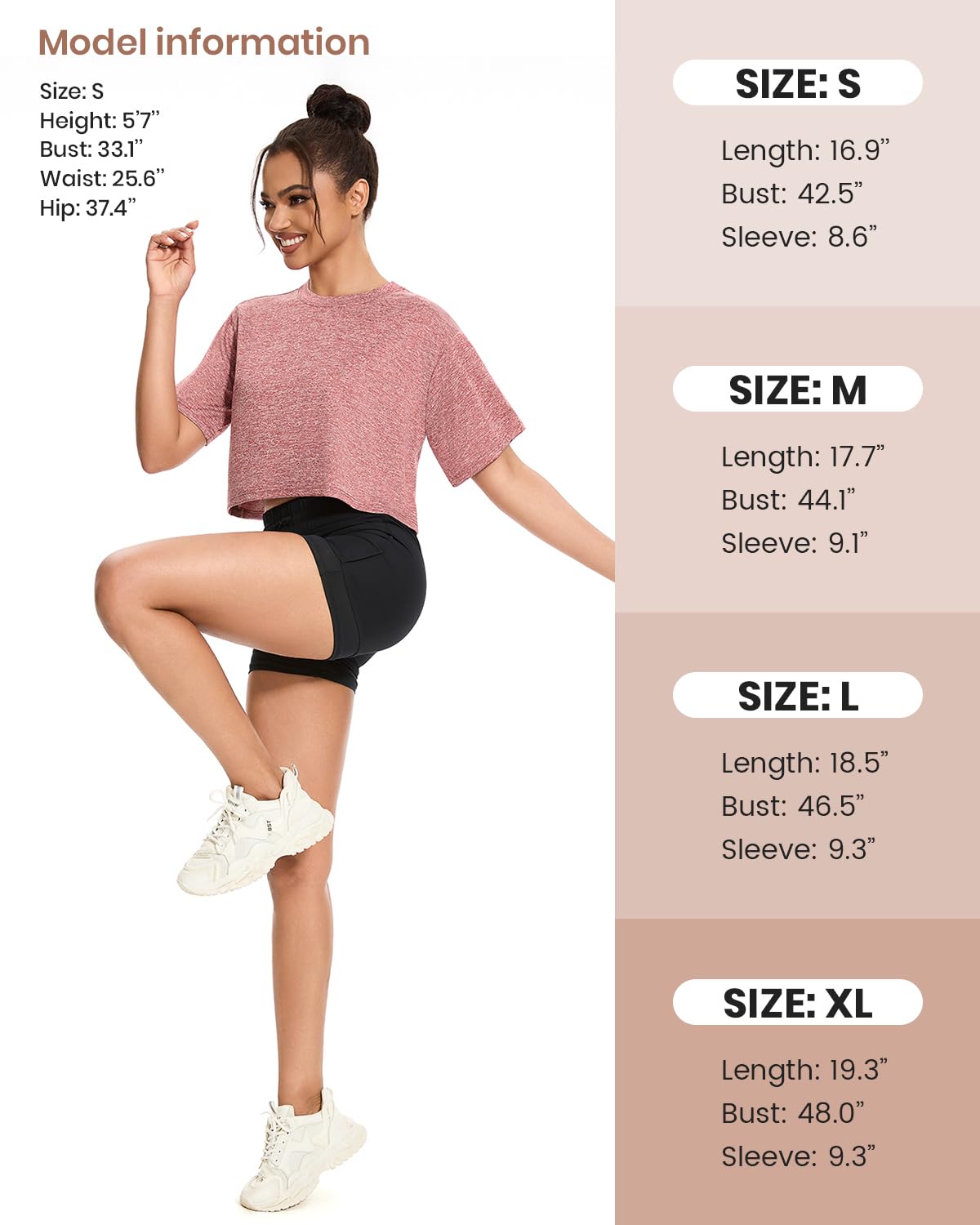 Ullnoy Lot de 3 hauts courts d'entraînement athlétiques pour femme - Coupe sèche - Coupe sèche - T-shirt de sport décontracté à manches courtes