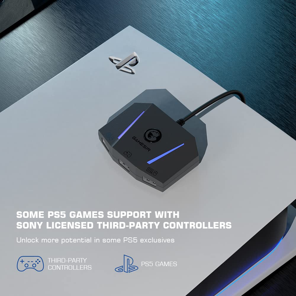 LeadJoy VX2 AimBox Tastatur und Mausadapter, unterstützt für Xbox One, Xbox Series X/S, PlayStation 4 und Switch