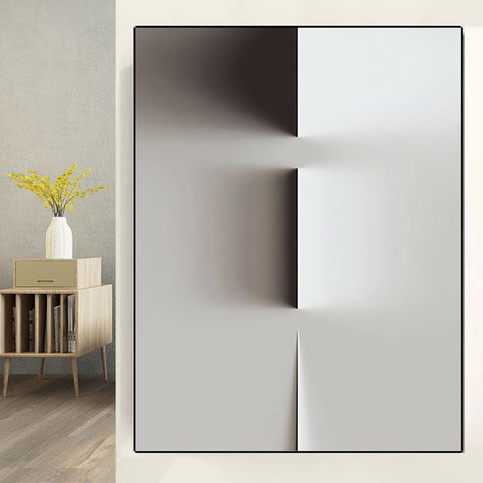 Nascondere Scatola Contatore Quadro Copri Cassaforte Creativo Copertura Pannello Elettrico Studio Ingresso(A,60x80cm)